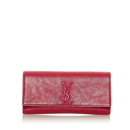 Belle De Jour Patent Leather Clutch Bag