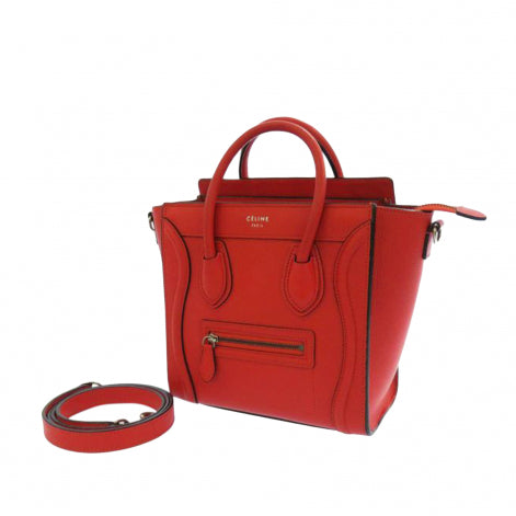 Nano Luggage Tote Leather Satchel