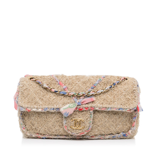 Small Multicolor Organic Flap Crossbody