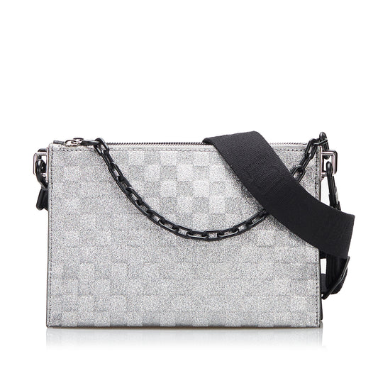 Damier Glitter In The Loop Trio Pouch